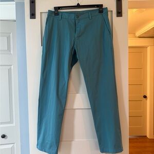 RHONE NWOT Men's Teal Commuter Pant Slim